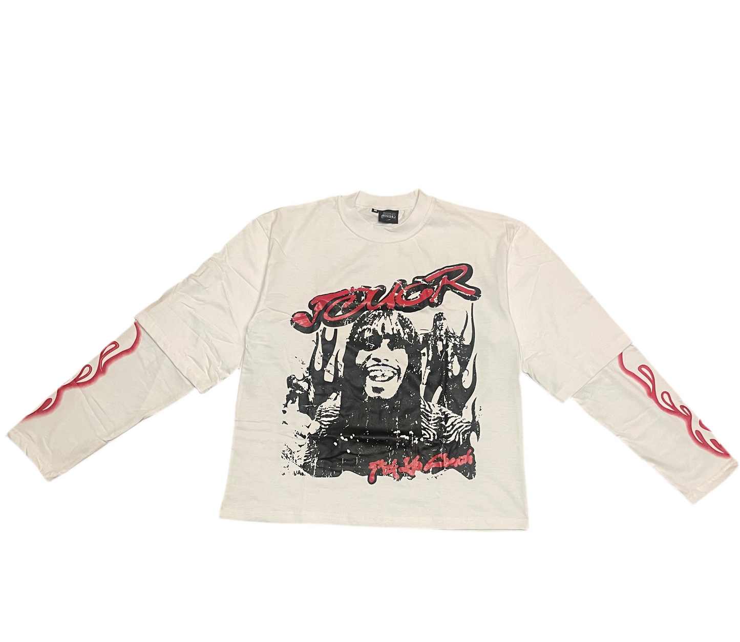 Chappell Double Sleeve Graphic Tee (White)