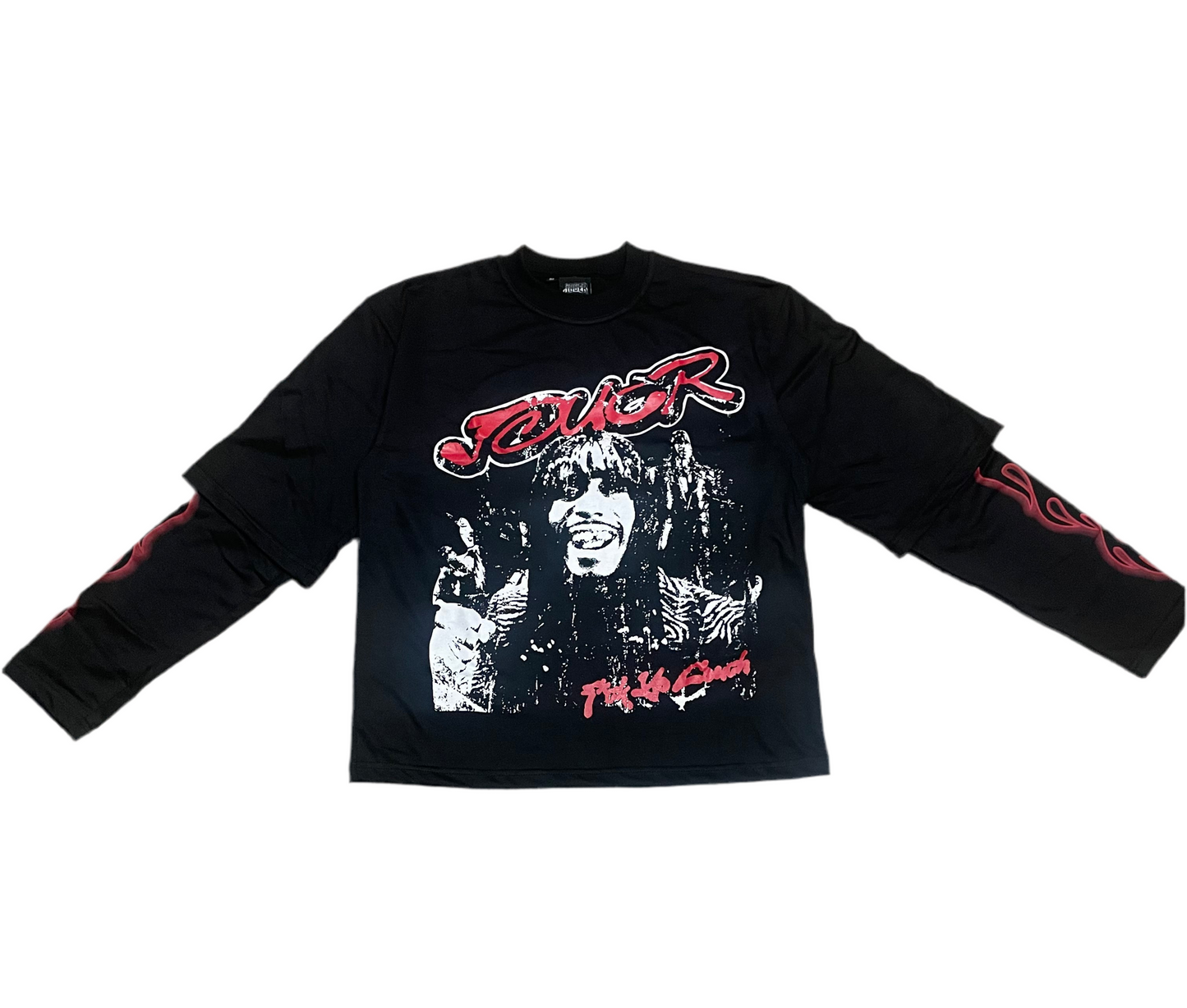 Chappell Double Sleeve Graphic Tee (Black)