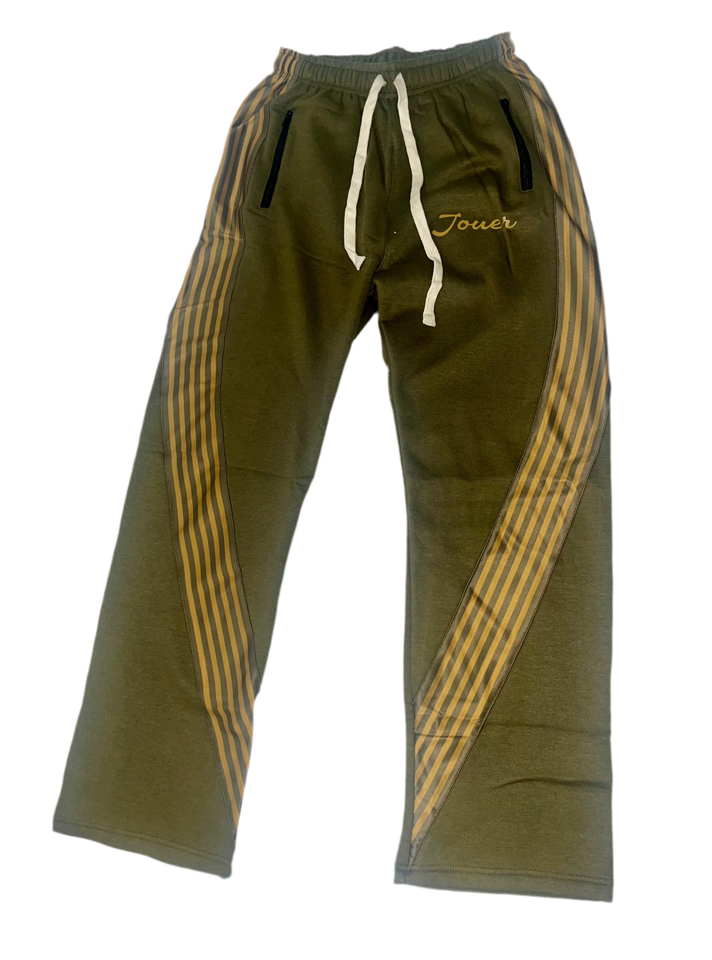 Jouer 2playa Distress Jersey Set (Green/ Gold)