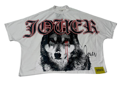 Wolf Graphic Tee (White)