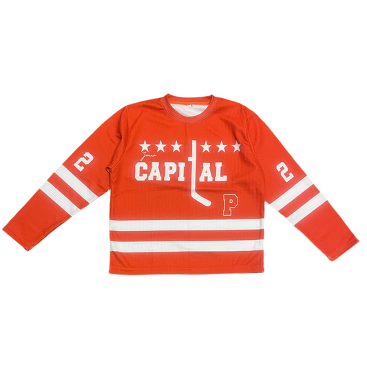 Capital P Jersey Top (Orange)