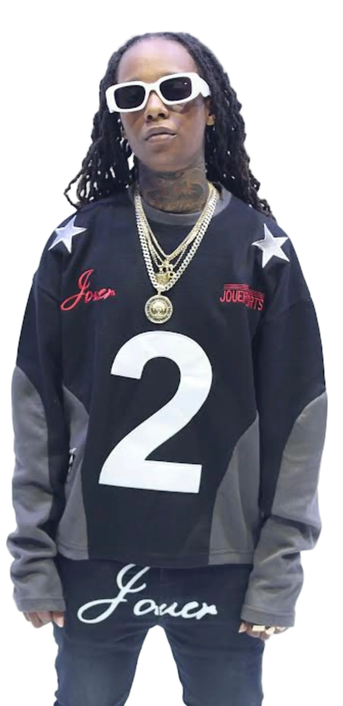 Jouer Jersey Shirt/ Black